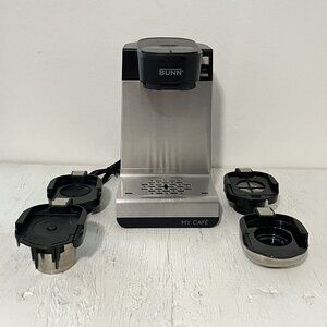 Bunn My Cafe 1 Cup Coffee Maker Model MCU With All 4 Drawers Attachments Tested